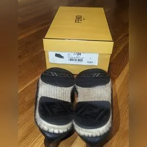 Fendi | Shoes | Fendi Tessuto Ff Monogram Espadrilles 9ukus  display picture 3